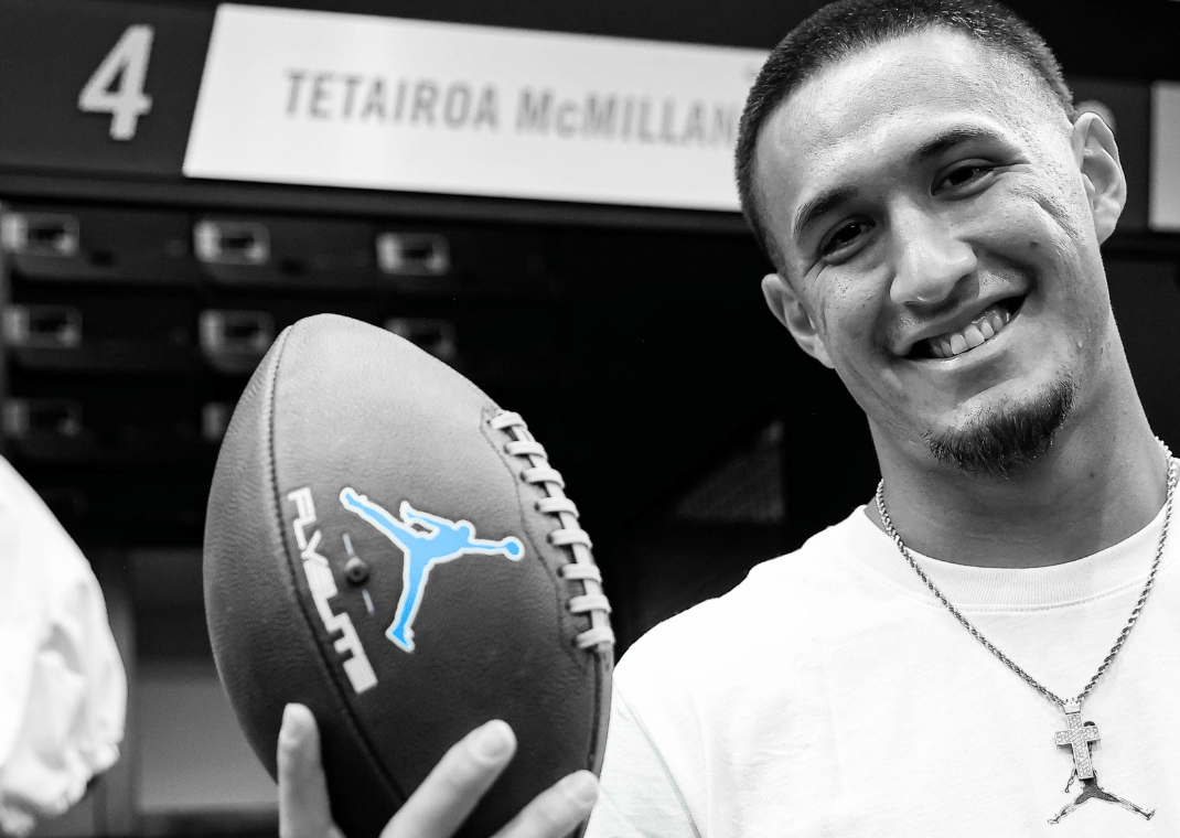 Tetairoa McMillan Joins Jordan Brand