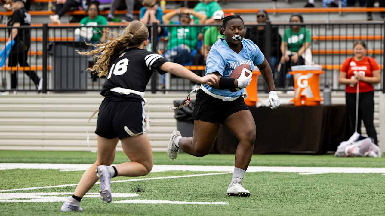 Browns and Bengals growing the game with inaugural Girls High School Flag Football State Championship