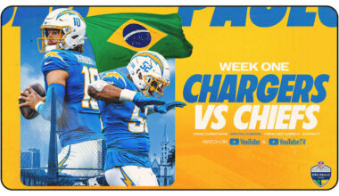 Chargers To Play Chiefs in São Paulo, Brazil in Week 1