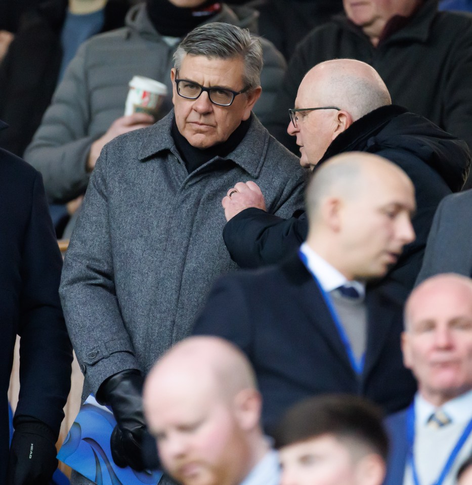 Andrew Cavenagh and John Gilligan at Ibrox.