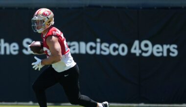 Christian McCaffrey, Fred Warner set tone for 49ers' first practice