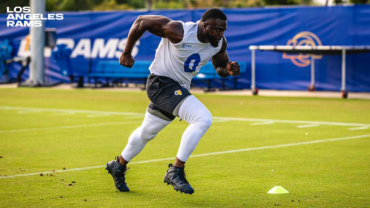 Rams outside linebacker Byron Young takes up pilates as part of offseason regiment, already noticing benefits