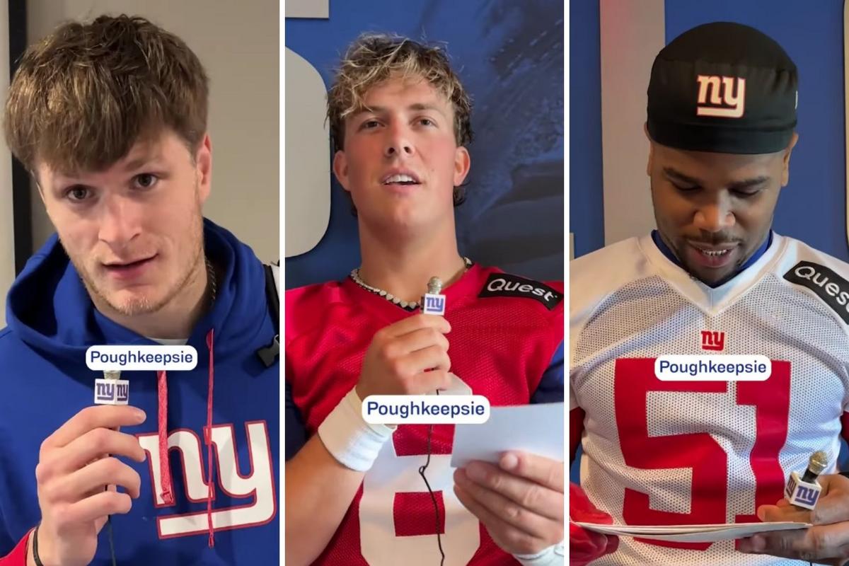 Watch New York Giant Rookies Butcher One Hudson Valley Town Name