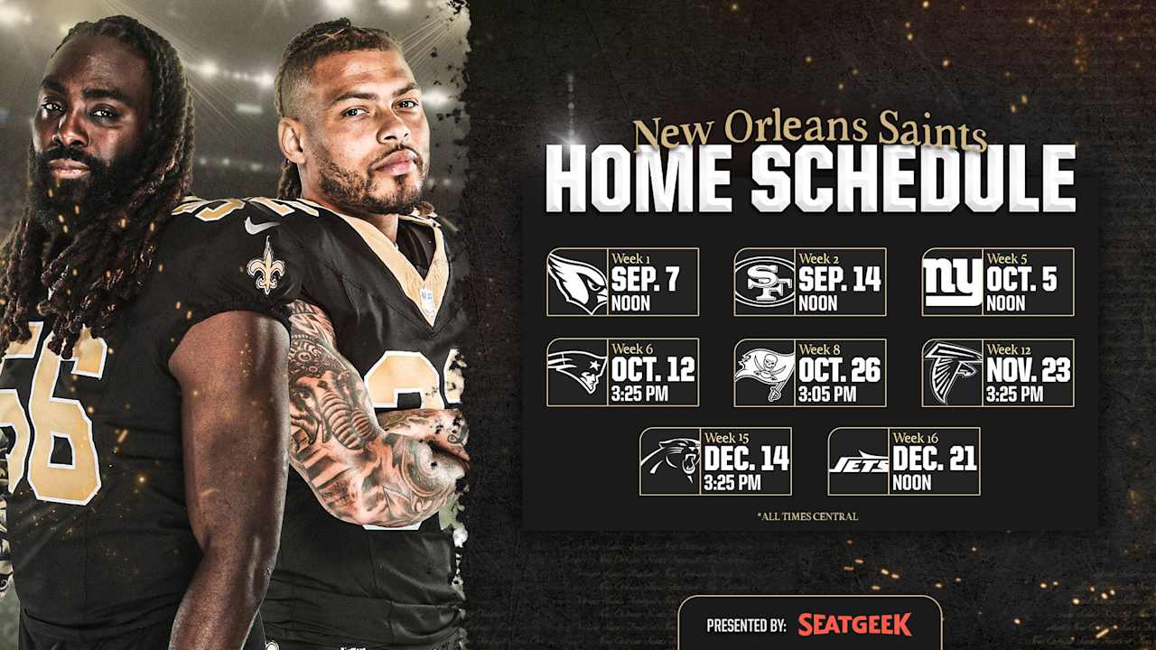 Saints 2025 Schedule Breakdown: Opponents, Dates, Key Games