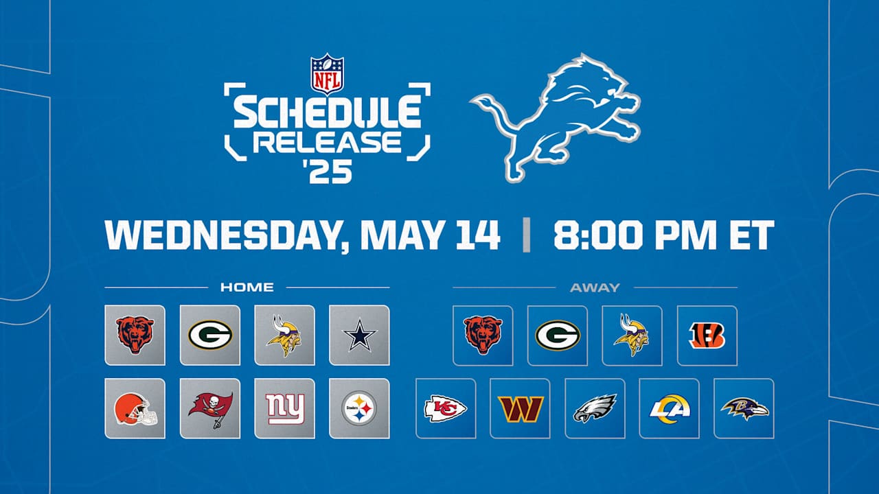 How to watch and follow the 2025 NFL schedule release