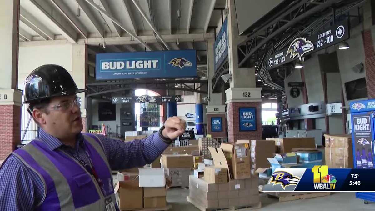 11 News goes behind the scenes to see M&T Bank Stadium upgrades