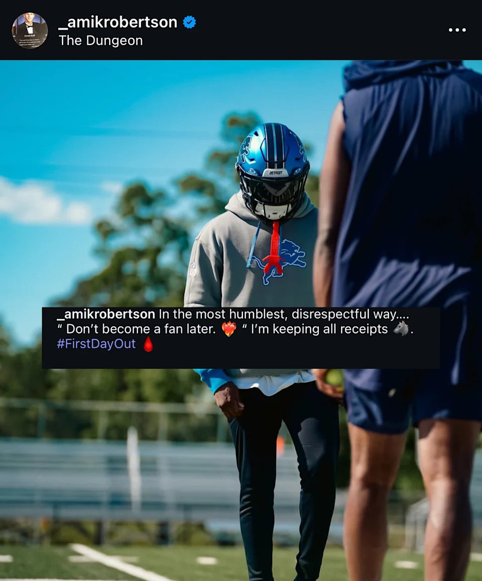 Amik Robertson insta rehab