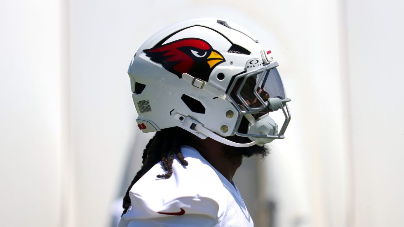 Baron Browning looks on during the start of Cardinals OTAs on Wednesday...