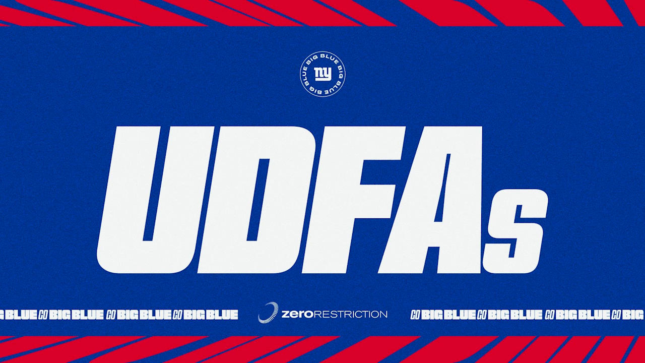 Giants sign 13 undrafted rookie free agents