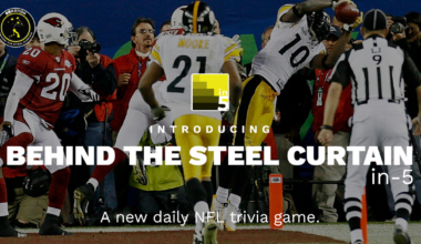 Your daily Steelers trivia game, Thursday edition