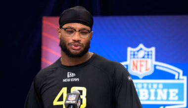 Jordan Burch was among the first Cardinals rookies to ink their four-year contracts with the team o...