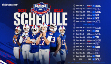 Bills 2025 schedule release | All 17 games officially announced