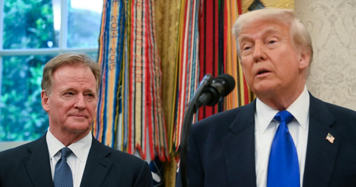 Roger Goodell Sucks Up to Trump with NFL Draft Announcement