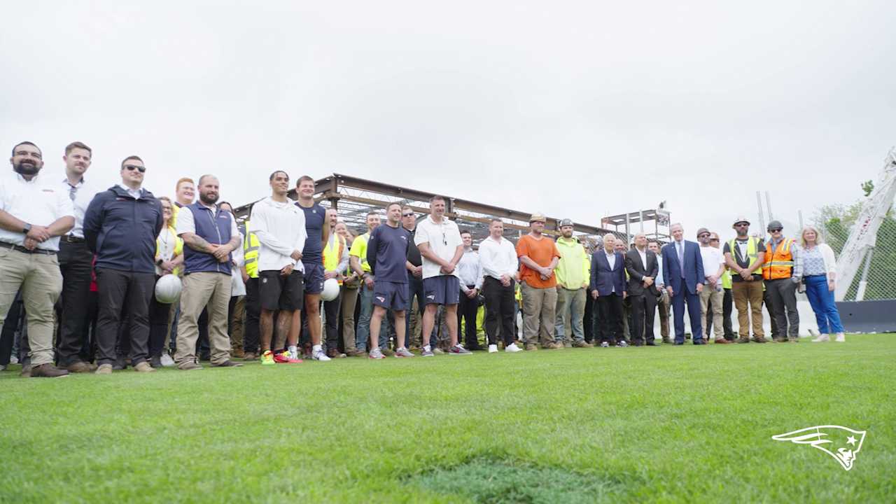 Patriots Celebrate Topping Off Ceremony for New State-of-the-Art Training Facility