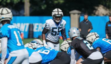 Panthers waive outside linebacker on Friday 