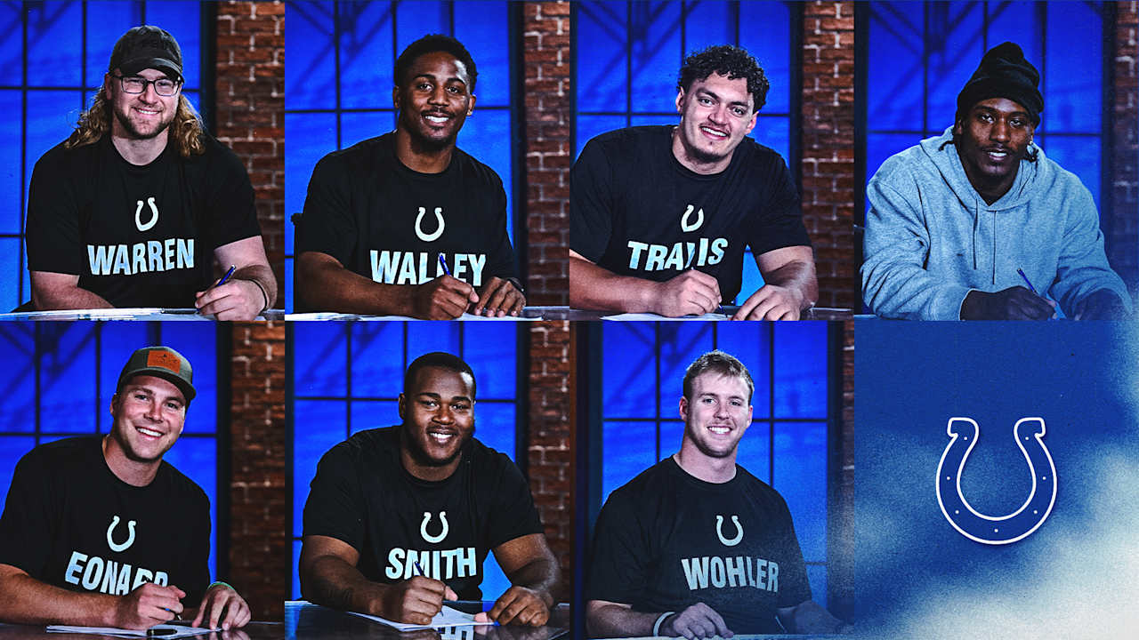 Colts sign seven draft picks from 2025 NFL Draft