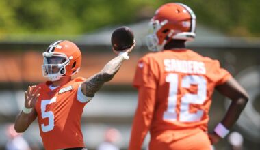 'Odd one out' - Cleveland Browns fans fear for new quarterback after Shedeur Sanders and Co are spotted at practice