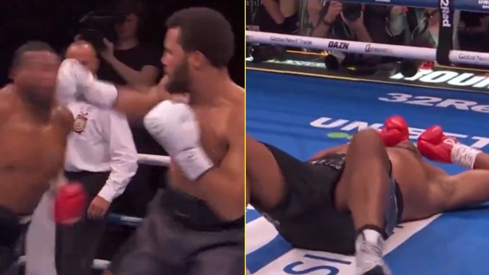 Itauma sent Balogun crashing to the canvas three times en route to yet another KO