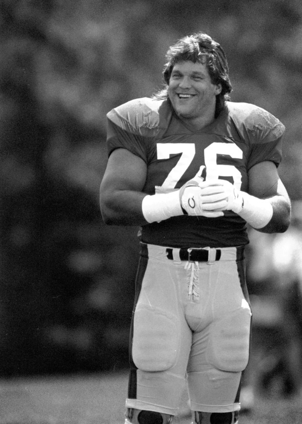 Steve McMichael at Bears Camp in Lake Forest on Aug....