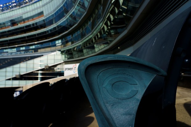 Soldier Field sits empty before the Chicago Fire play the...