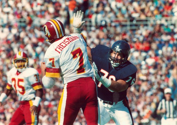 Defensive tackle Steve McMichael is one of 12 Bears who...
