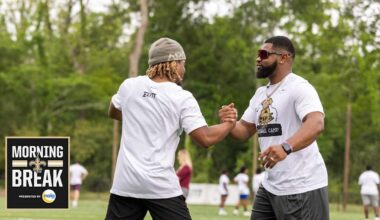 ​Saints players spend time in the community prior to 2025 NFL Draft