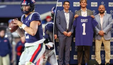 The Jaxson Dart 'leadership' moment that impressed Giants