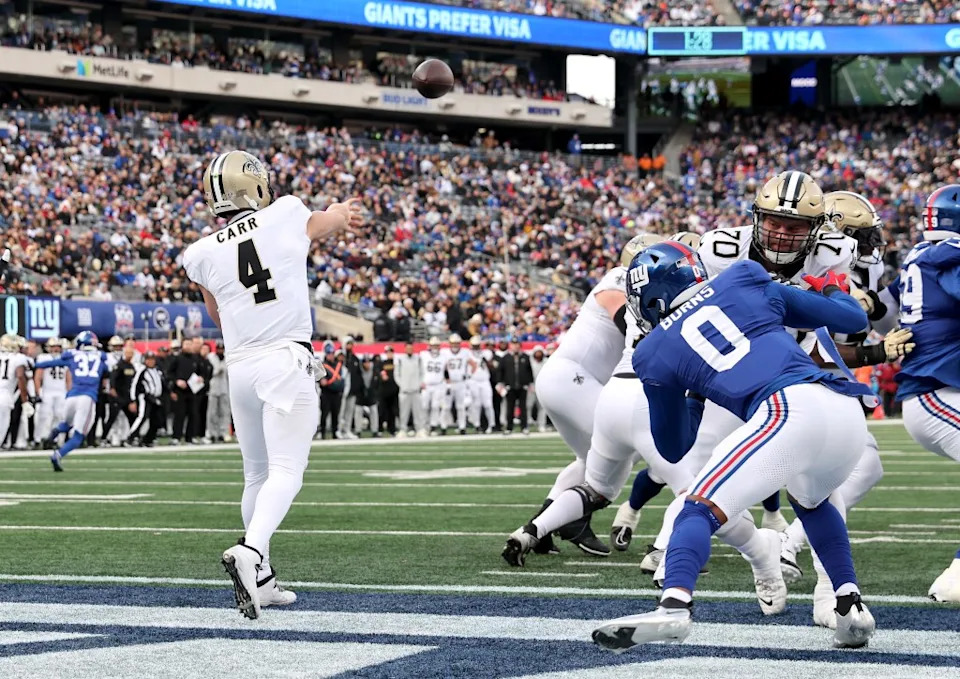 Derek Carr was among the league’s best quarterbacks in limited playing time last year. Charles Wenzelberg/New York Post