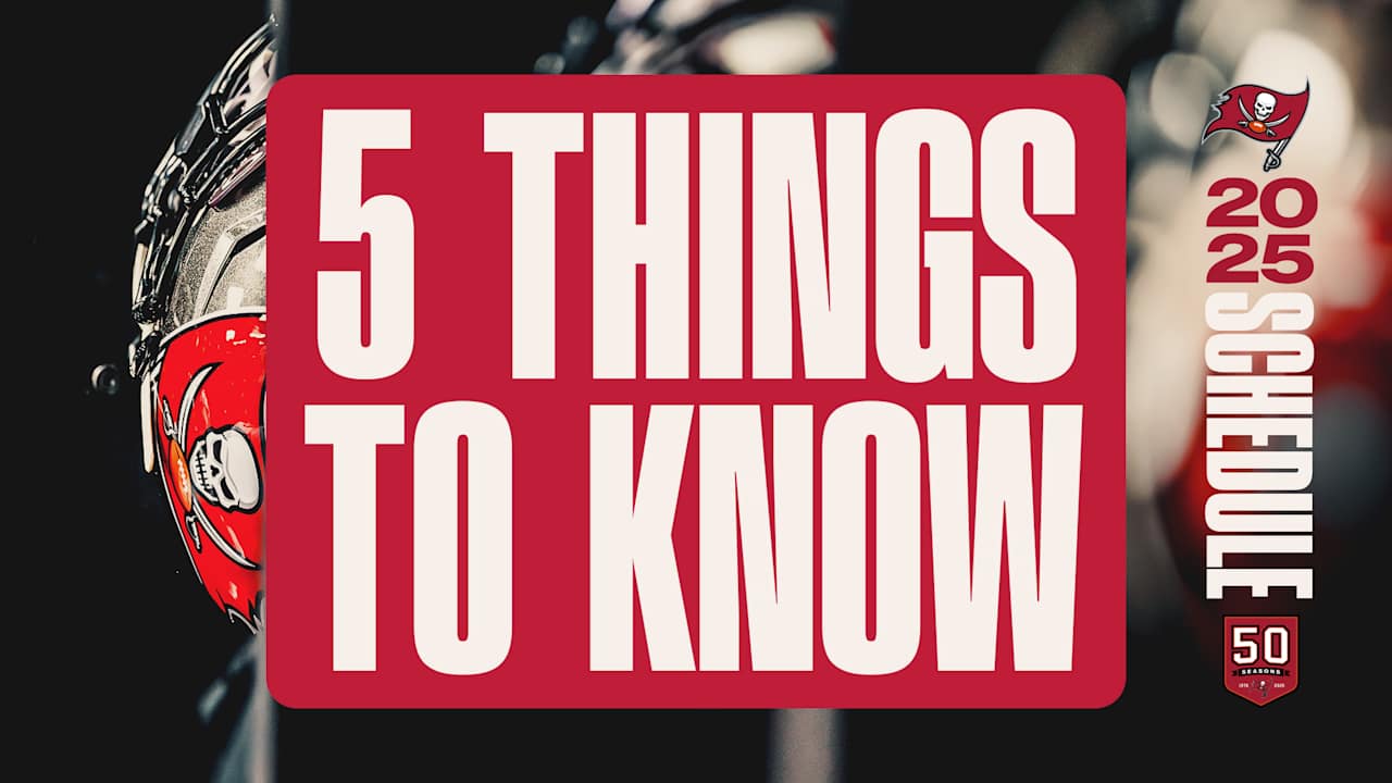 5 Things To Know About The Tampa Bay Buccaneers' 2025 Schedule Release