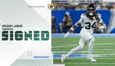 Packers sign CB Gregory Junior 