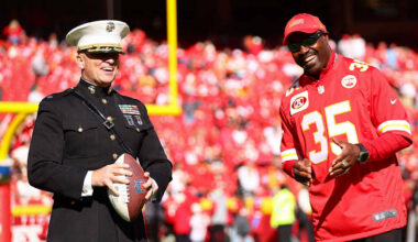 Chiefs Recognize Lt. Col. Richard Hayek as a Tribute to the Troops Honoree Presented by Crown Royal