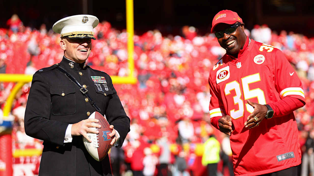 Chiefs Recognize Lt. Col. Richard Hayek as a Tribute to the Troops Honoree Presented by Crown Royal