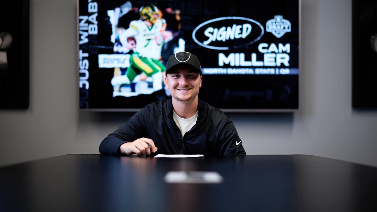 Raiders sign sixth-round pick QB Cam Miller