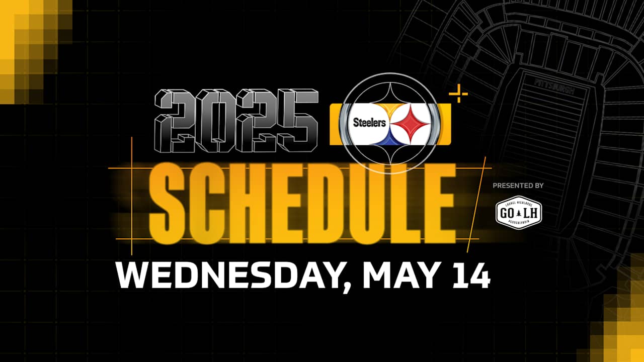 Steelers 2025 schedule will be released on Wednesday