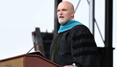 Dan Quinn gives passionate commencement speech to SU grads