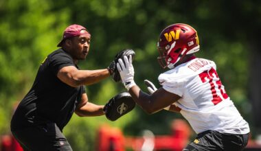 Josh Conerly gets swift introduction to Commanders' culture