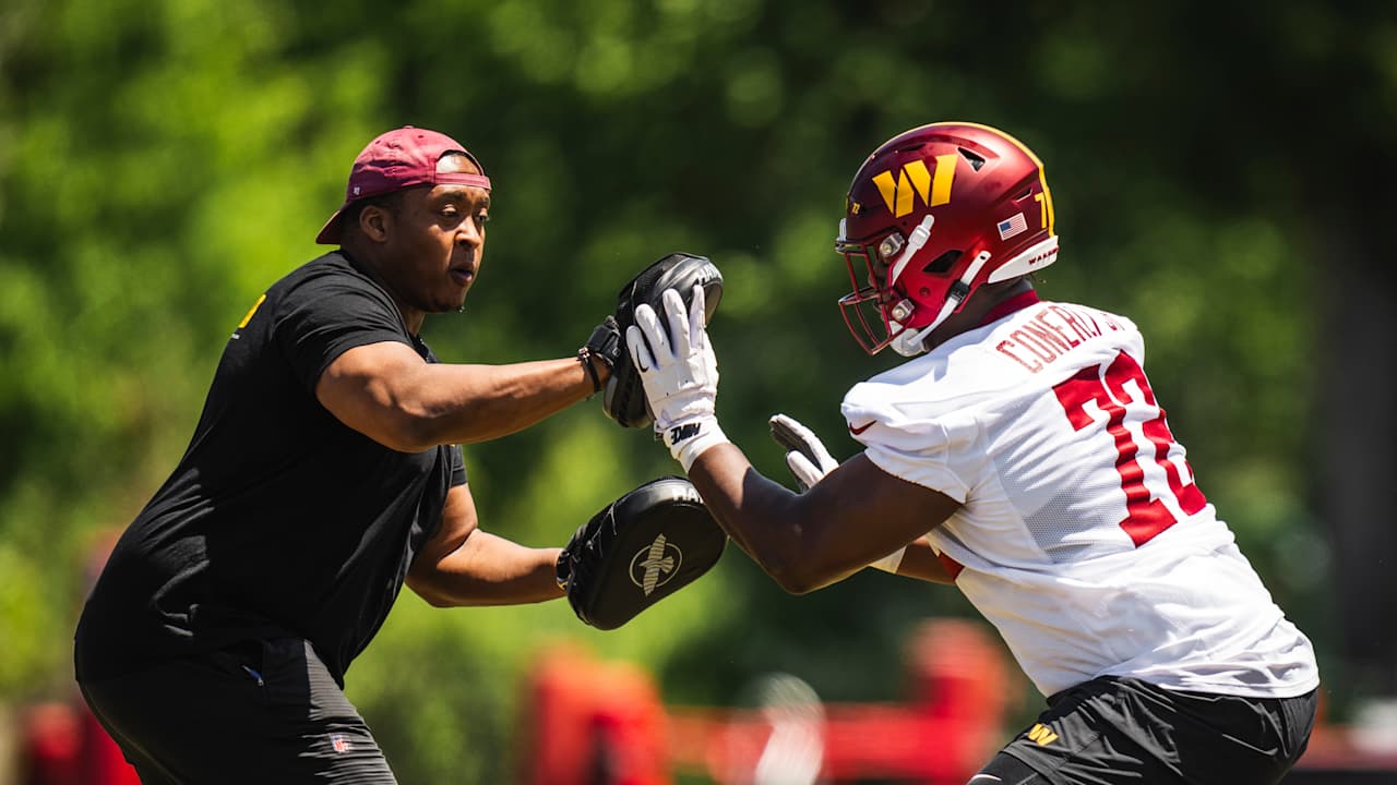 Josh Conerly gets swift introduction to Commanders' culture