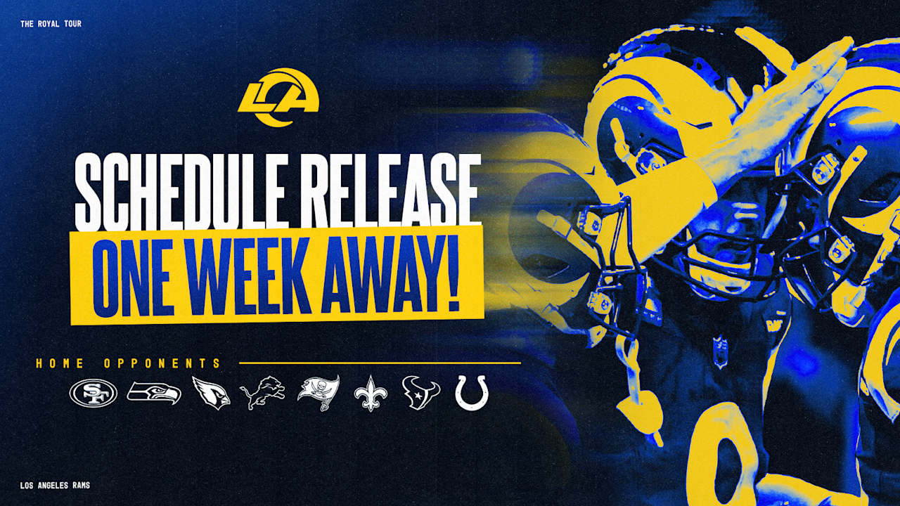 Rams’ 2025 schedule reveal one week away