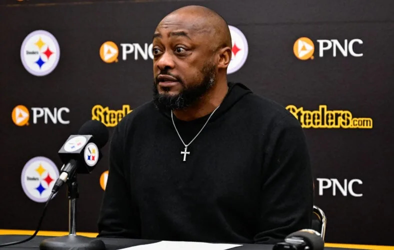 Steelers Coach Mike Tomlin answering questions about 2025 draft class and offseason moving forward. — Ed Thompson/ Steelers Now