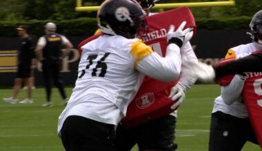 Steelers OL Troy Fautanu returns after injury ended rookie season