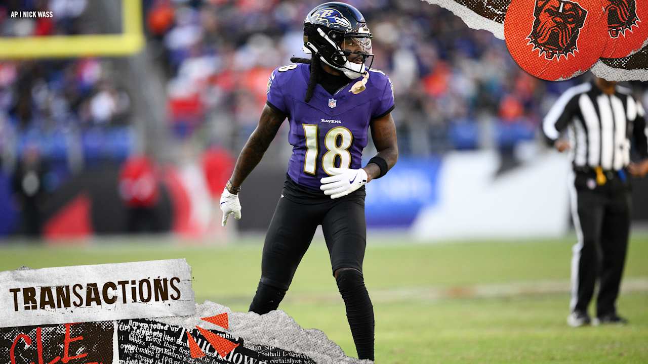 Browns sign WR Diontae Johnson