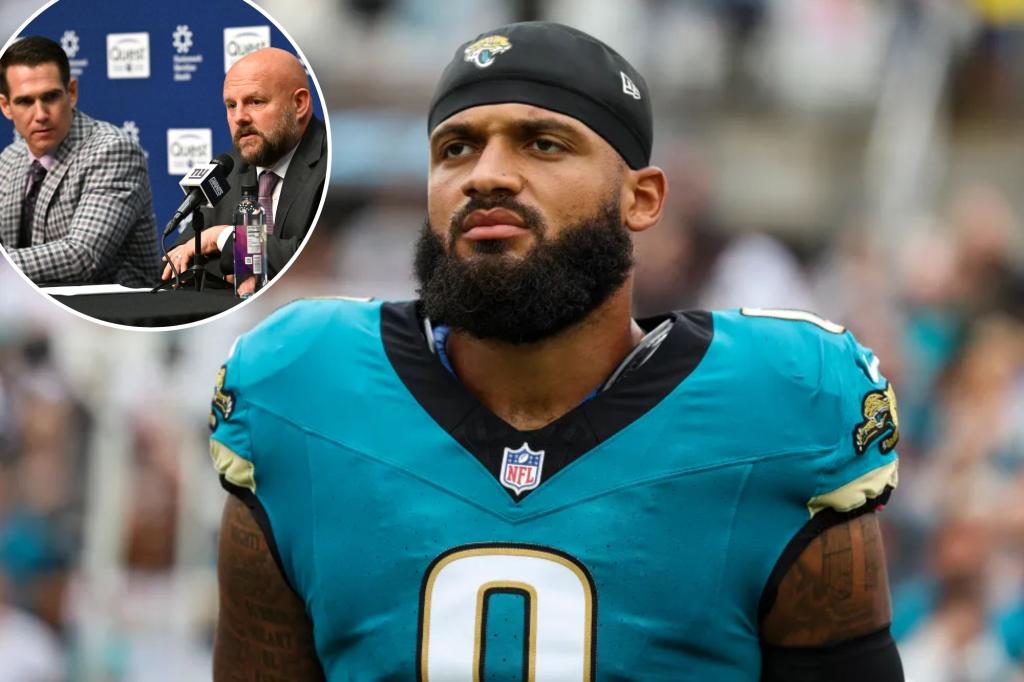 Giants meeting with Gabe Davis after Jaguars breakup