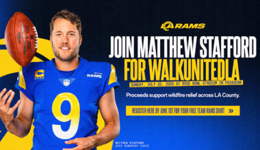 United Way of Greater Los Angeles and Los Angeles Rams announce open registration for WalkUnitedLA 2025 at the Rose Bowl Stadium