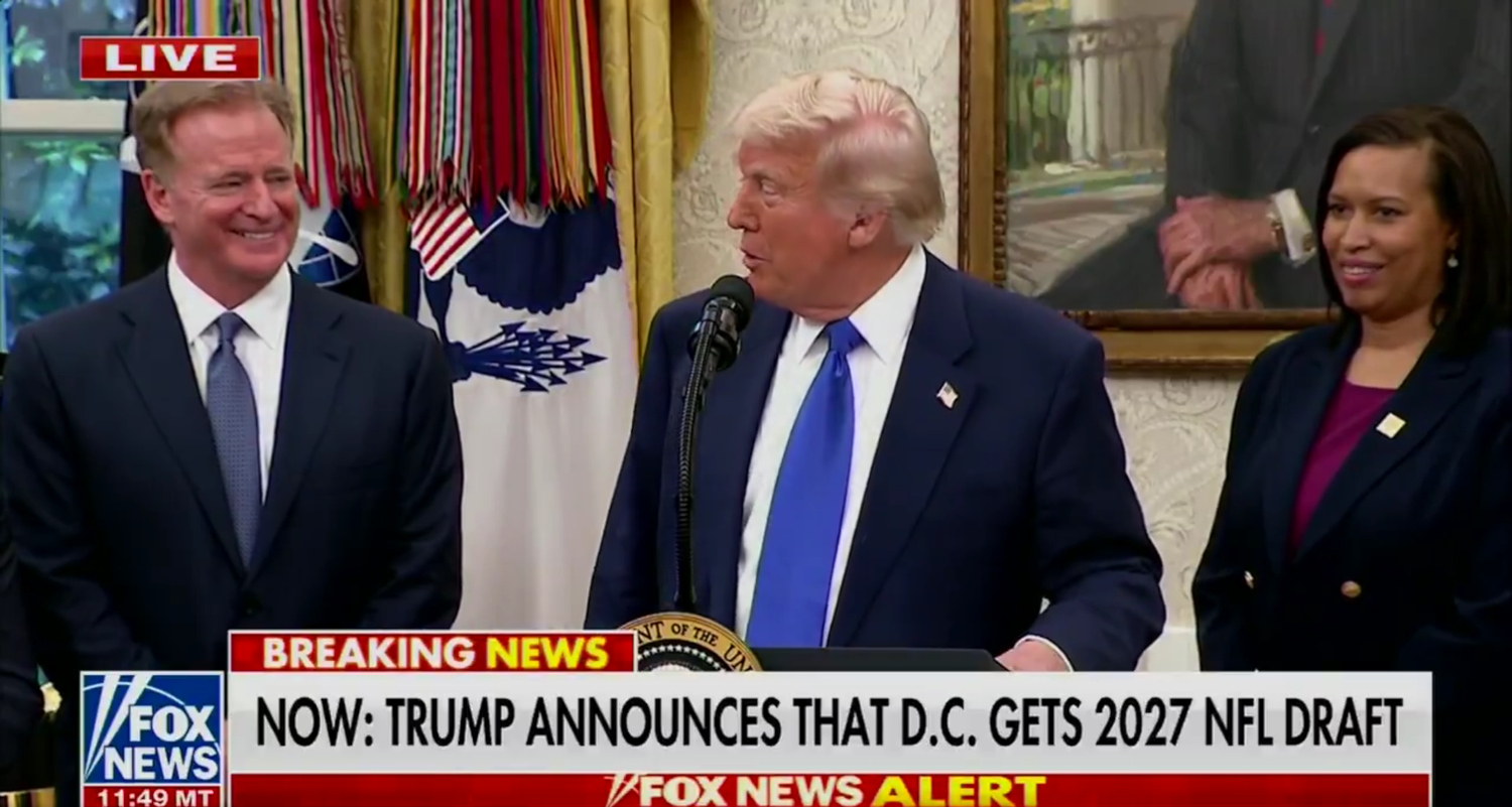 Roger Goodell-President Trump press conference drew scrutiny