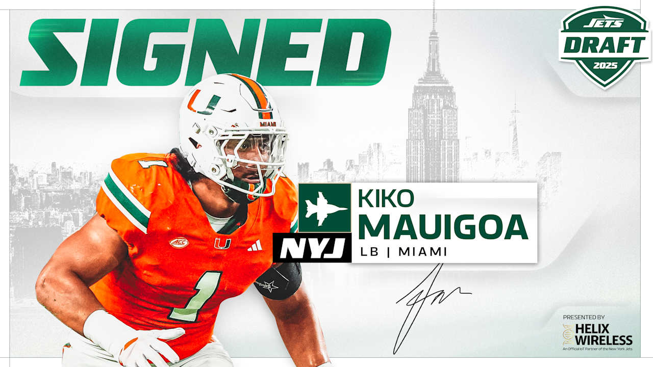 Jets Sign Miami LB Francisco Mauigoa to Rookie Contract