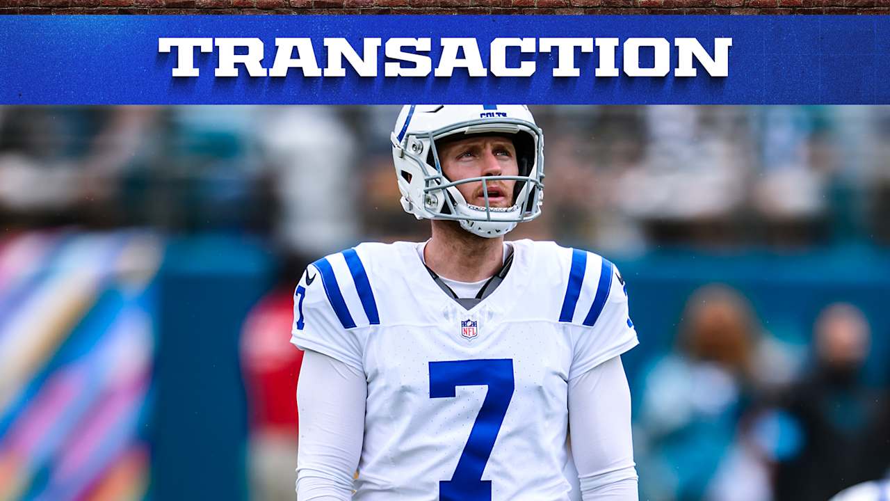 Colts release K Matt Gay