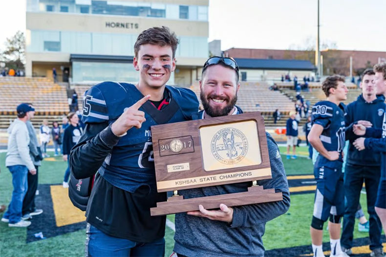 Graham Mertz, Blue Valley football star, drafted to the NFL