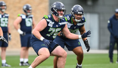 Grey Zabel Seattle Seahawks rookie minicamp...