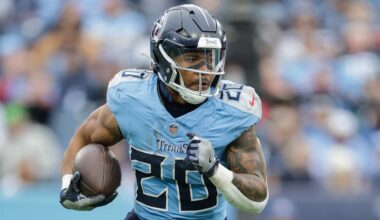 Titans seeking to lighten RB Tony Pollard's load in 2025