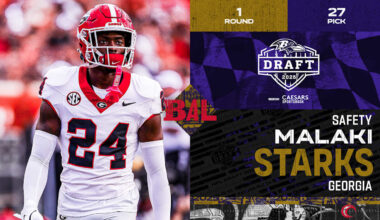 Ravens Select Malaki Starks in the First Round